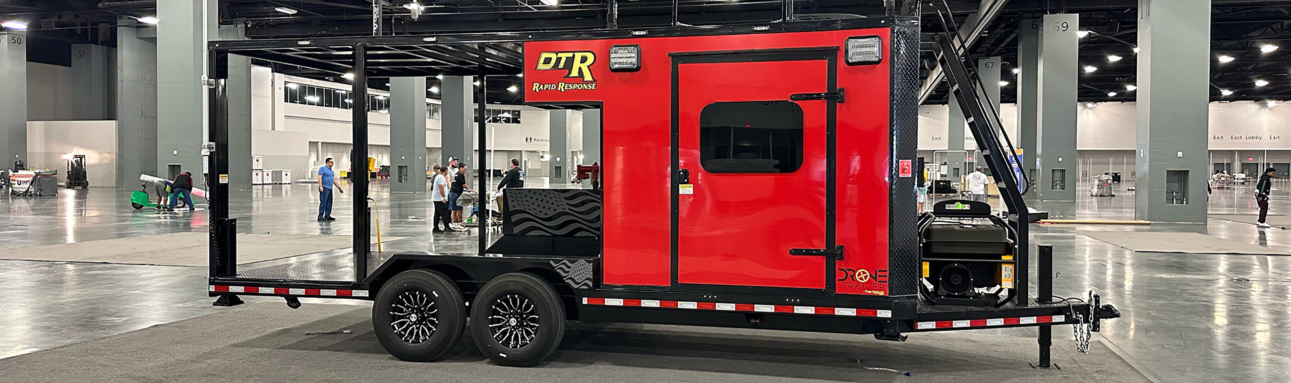 The new Rapid Response DRT Drone Trailer